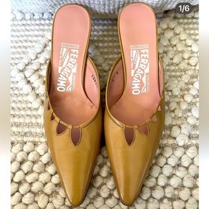 Salvatore Ferragamo Pointed Toe Mules